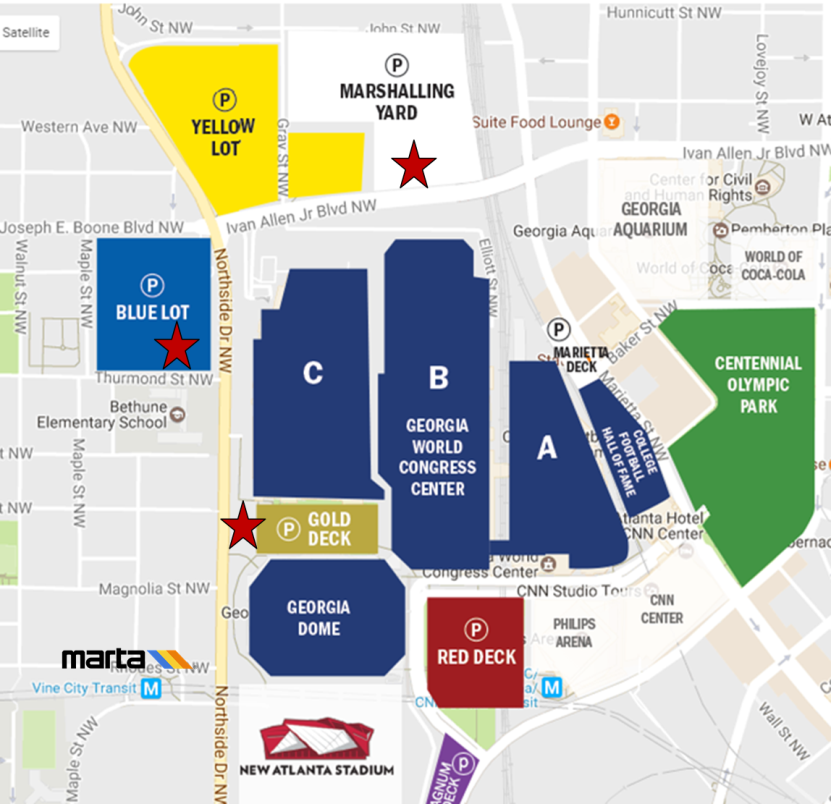 Breakthrough T1D One Walk Atlanta Parking Information - Georgia and ...