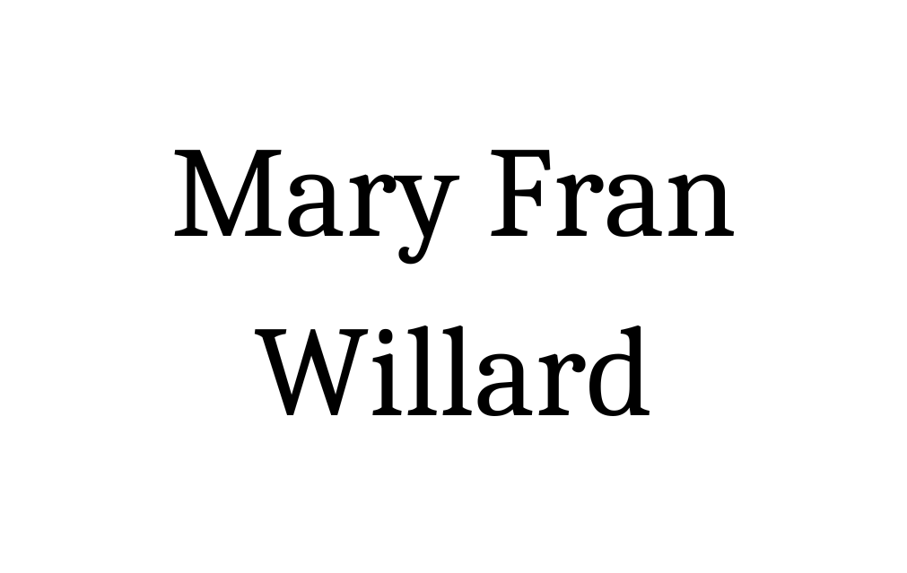 Mary Fran Willard