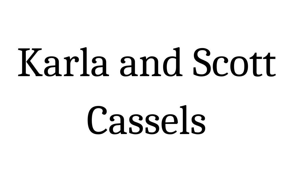 Karla and Scott Cassels