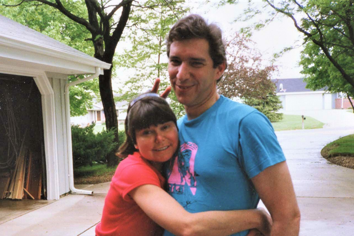 Cheryl and Roger in their hometown of Mequon, Wisconsin.