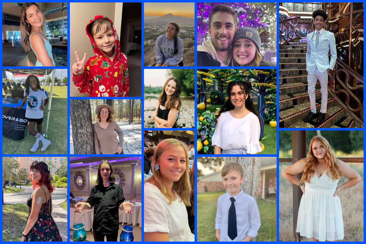 Collage of former Breakthrough T1D Children's Congress Delegates