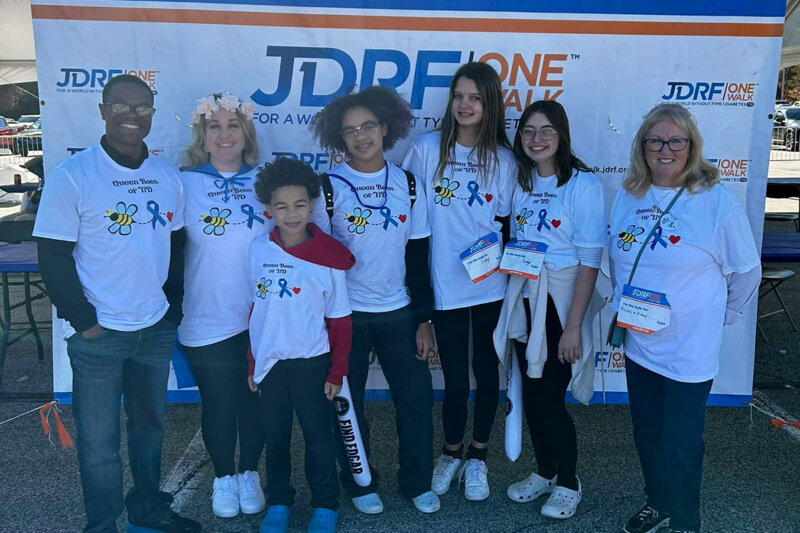 Krystal and Amber's Breakthrough T1D Walk Team in 2022