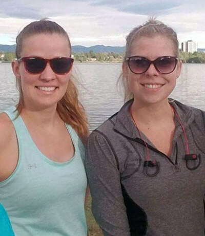 Breakthrough T1D supporter Sarah Weimer and her sister Holly