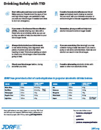 Drinking Safely with Type 1 Diabetes